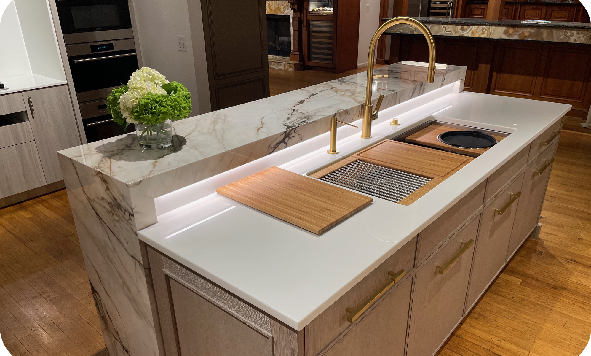 Stoneglass Kitchen Counter