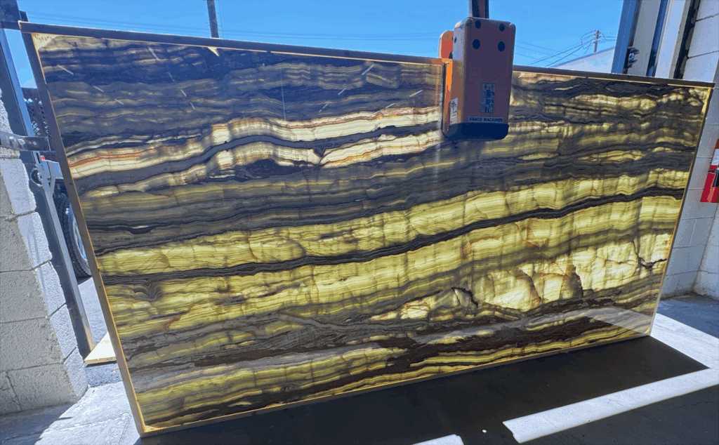 Green Onyx Backlit Slab