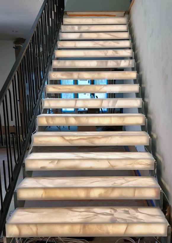 Translucent thin slabs