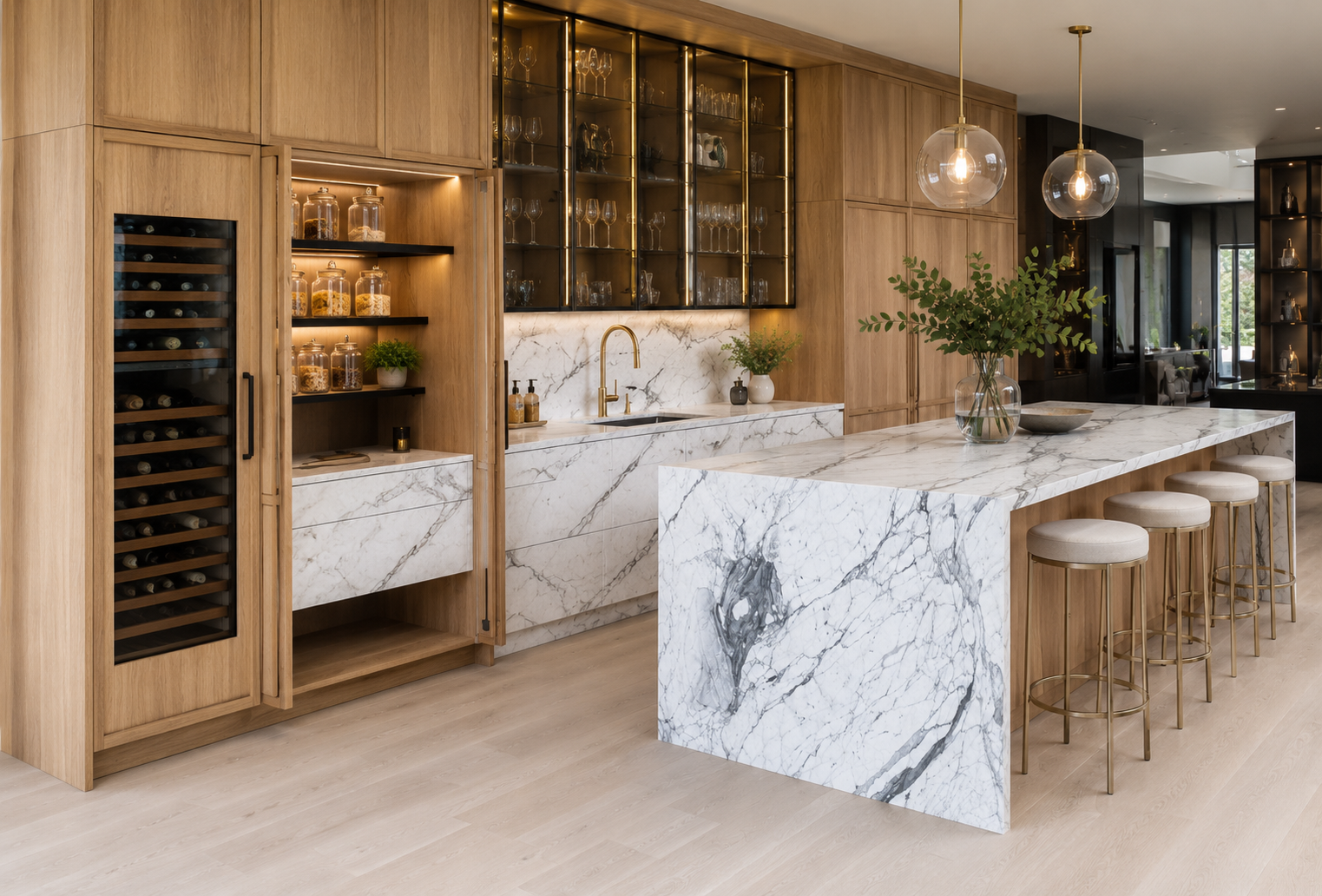 Arabescato Corchia Kitchen