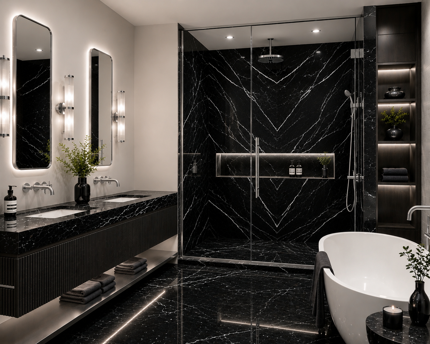Nero Marquina Bathroom