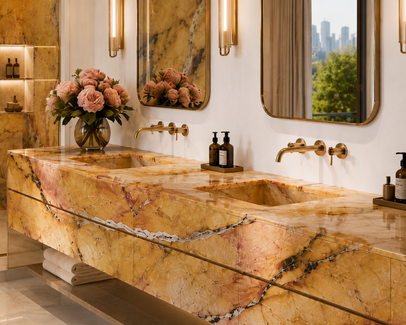 Tunisian Marble Vanity
