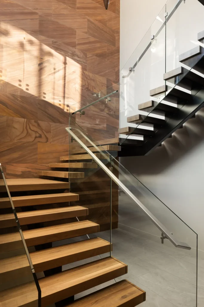 Sierra Smoke Meta Quartzite feature wall in a contemporary luxury residence.